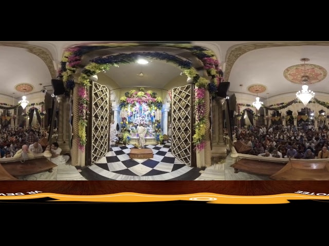 Sri Krishna Janmashtami 2018 LIVE from Iskcon Vrindavan | 3D (360)