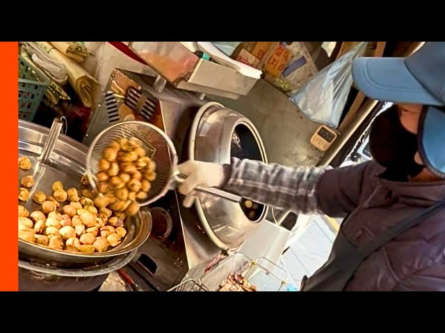 FEEL the WARMTH of Roasted Chestnut on the Streets of Seoul!