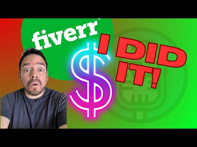 I’m officially a PAID Voice Actor!  My first Fiverr gig (and how I got it).