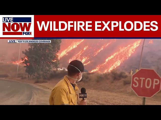 LIVE: Fire erupts near Castaic Lake in CA, deadly school shooting in Nashville | LiveNOW from FOX