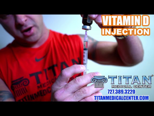 Titan Medical Center's instructional video on how to inject Doctor Prescribed vitamin D