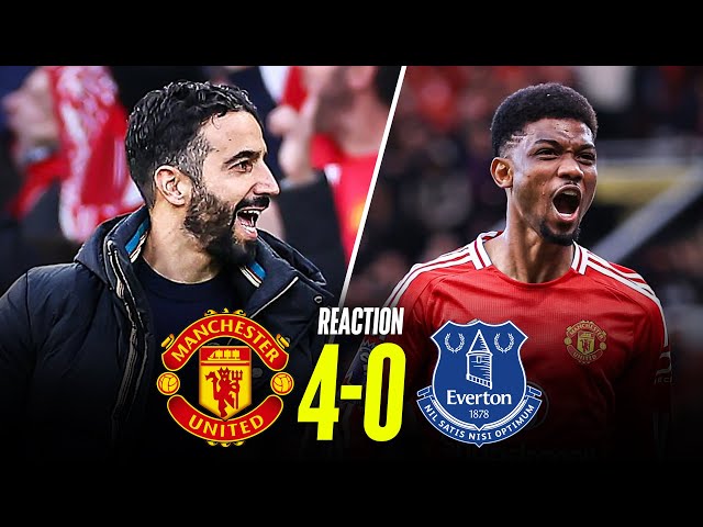 HUGE AMORIM WIN! Amad UNREAL, Zirkzee & Rashford SUPERB! | MAN UTD 4-0 EVERTON