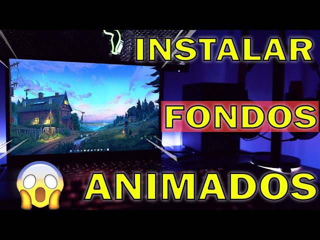 ✨How to install ANIMATED WALLPAPER on Windows for Free!