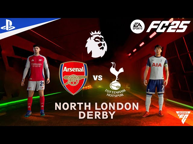 FC 25 - Arsenal vs Tottenham Hotspur F.C. - Premier League 2024-25 Match | PS5™ Gameplay | 4K