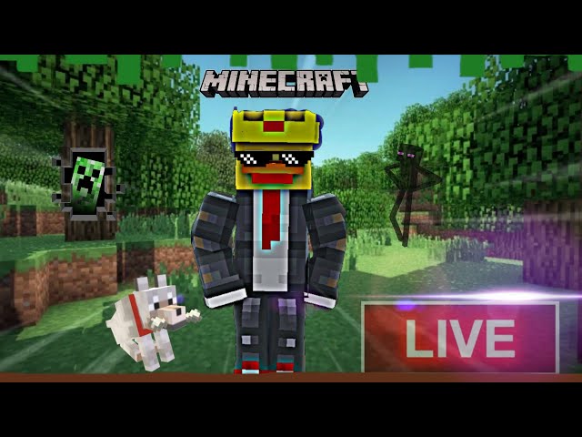 Minecraft pocket edition live stream in hindi #mincraft #livestreamhindi #subcribe #like