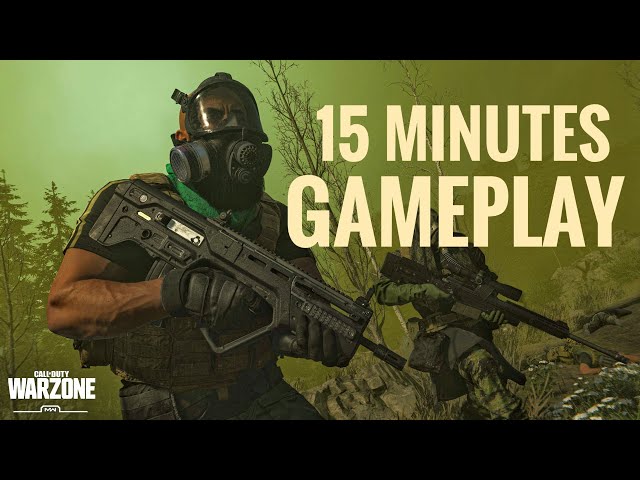 CALL OF DUTY WARZONE 15 MINUTES GAMEPLAY 4K