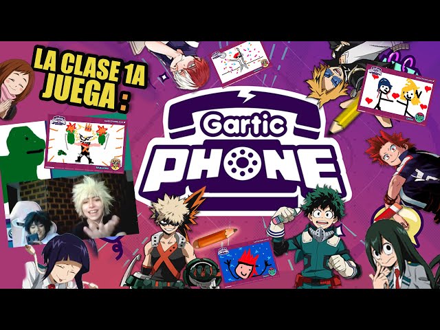 Playing Gartic Phone with class 1A - [BNHA cosplay]