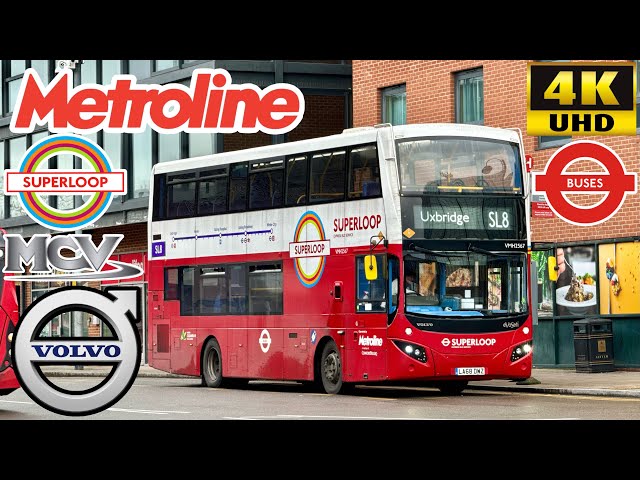 [Metroline London Bus: SuperLoop SL8 White City to Uxbridge & Shepherd's Bush] MCV eVoSeti VolvoB5LH