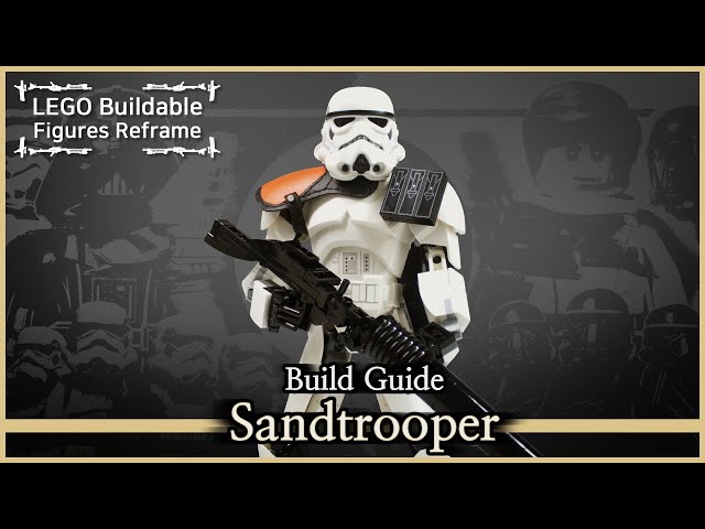 [Lego Star Wars] Sandtrooper [v1.1] 75531 Reframe Build Guide [B&W Bricks]