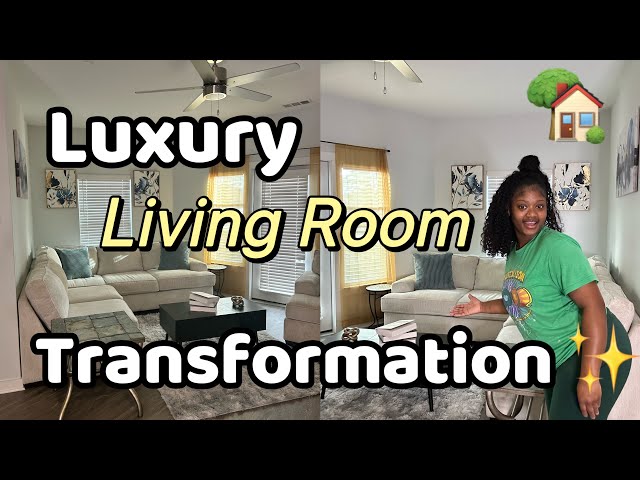 Luxury Apartment Move-In ✨+ Dream Living Room Redo !