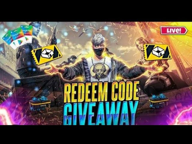 Garena Free Fire Live Custom Redeem Code Giveaway : 😍