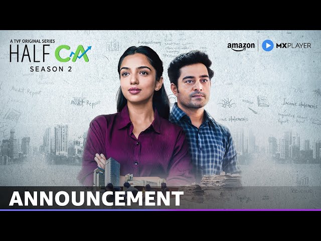 Half CA Season 2 | Announcement | Ahsaas Channa, Gyanendra Tripathi | Amazon MX Player