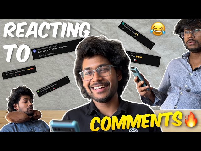 Reacting on Funny Comments🔥 | Part -1 | Revealing my Girl Friend❤️|