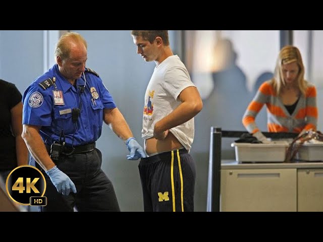 CRAZY AIRPORT SECURITY CHECKS THAT WILL BLOW YOUR MIND/FREE 4K STOCK FOOTAGE/COPYRIGHT FREE VIDEOS.