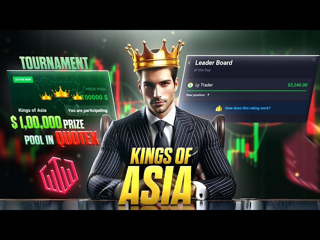 Kings of Asia || Quotex Tournament || $100k Prize Pool Tournament in Quotex || Ly Trader