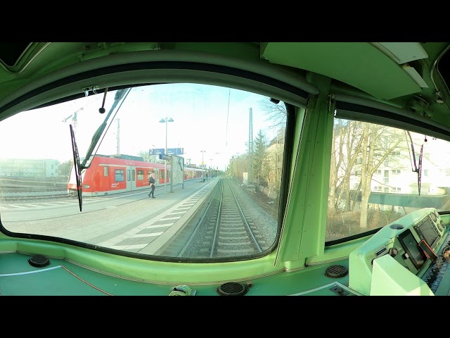 360° Führestandsmitnahme S-Bahn München S20 Höllriegelskreuth - Geltendorf BR420