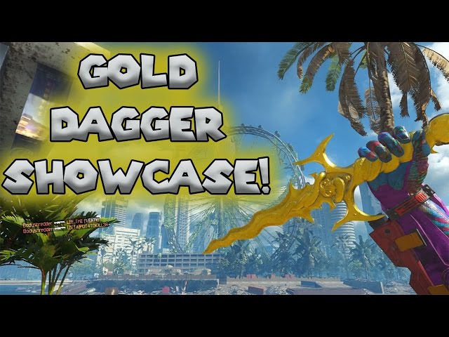 GOLD "MALICE" DAGGER! - BLACK OPS 3 GAMEPLAY!