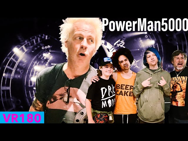 Best show of 2023 PowerMan 5000 #PM5K live in 3D VR 180 When the Worlds Collide in Black and White