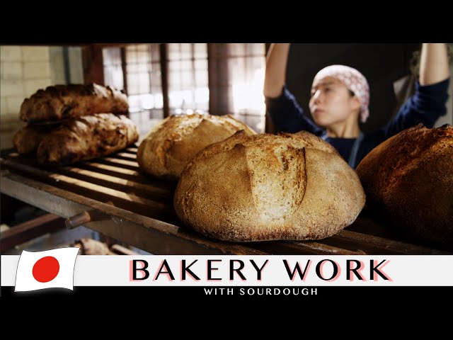 A Woman runs a bakery deep in the mountains | wood fired oven | Sourdough bread making in Japan