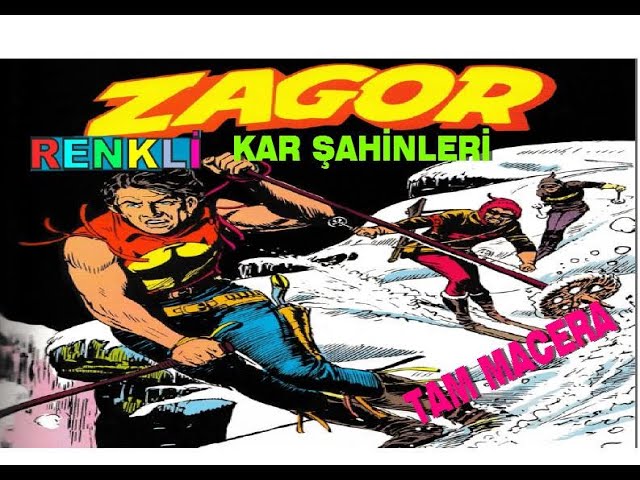 ZAGOR ( KARA ŞAHİNLER ) RENKLİ TAM MACERA