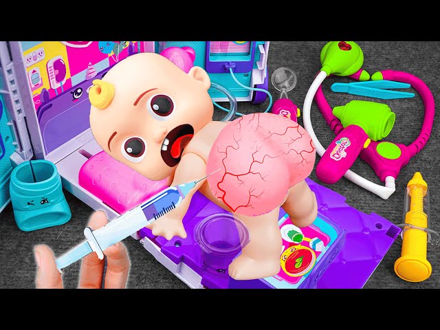 🔴 LIVE 🔴 ASMR Cocomelon Doctor Toys Unboxing | Satisfying Unboxing Barbie Doll, Ambulance Playset