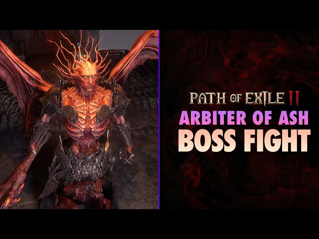 Path of Exile 2 Arbiter of Ash Pinnacle Boss Fight (The Burning Monolith)