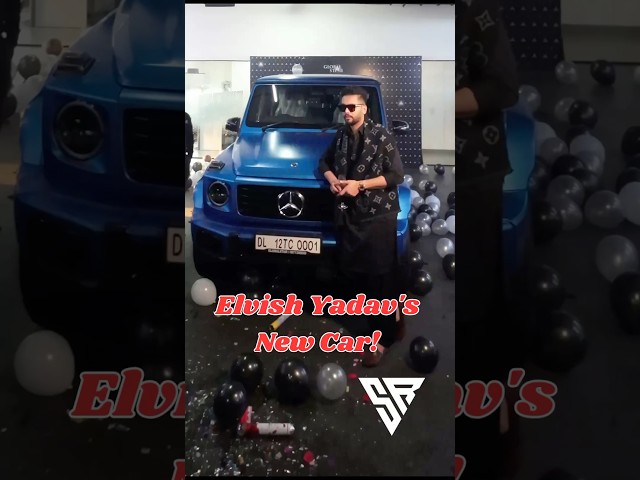 Elvish Yadav’s New Car Delivery – Mercedes G-Wagon! #elvishyadav  #gwagon #mercedesbenz