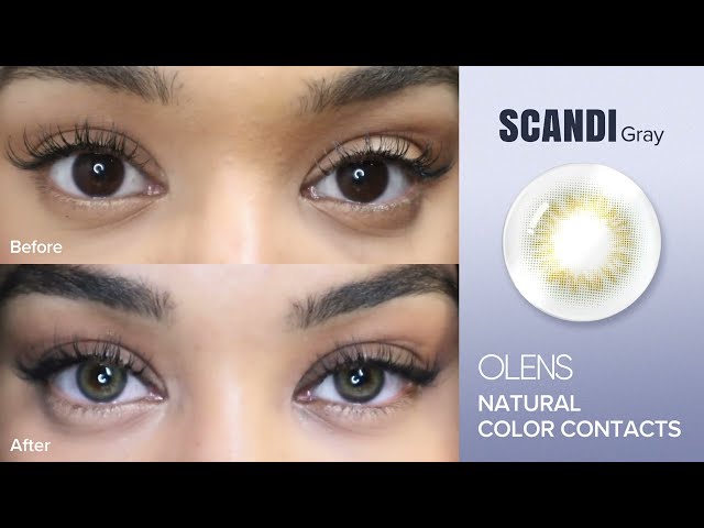 Real Review of the most natural color contacts "SCANDI"