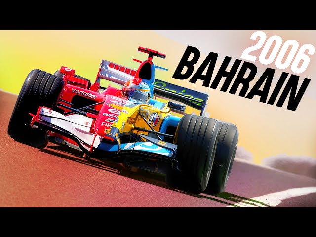 Alonso's straight fight with Schumacher | 2006 Bahrain Grand-Prix