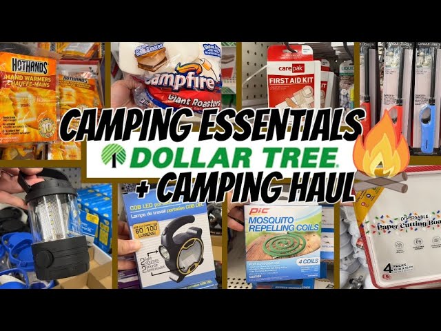 DOLLARTREE Camping Essentials | Camping Hacks | DOLLARTREE Camping Haul