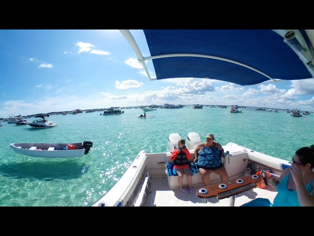 Crab Island with Destin Harbor Cruise Time Lapse