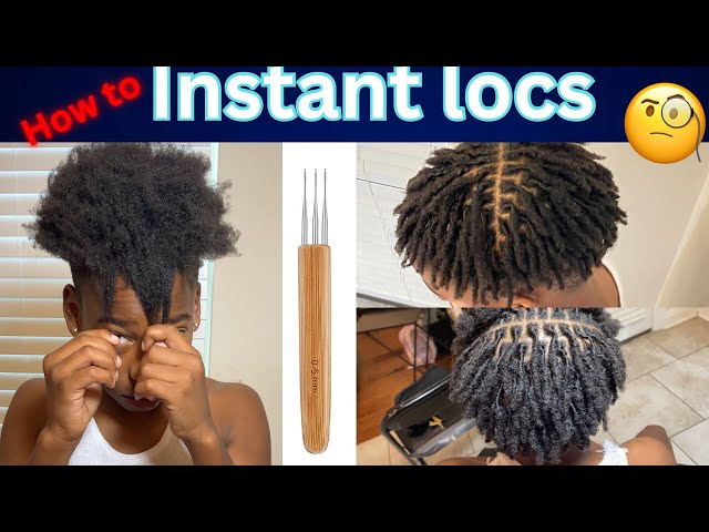 *Detailed*How to get instant locs on short men hair‼️