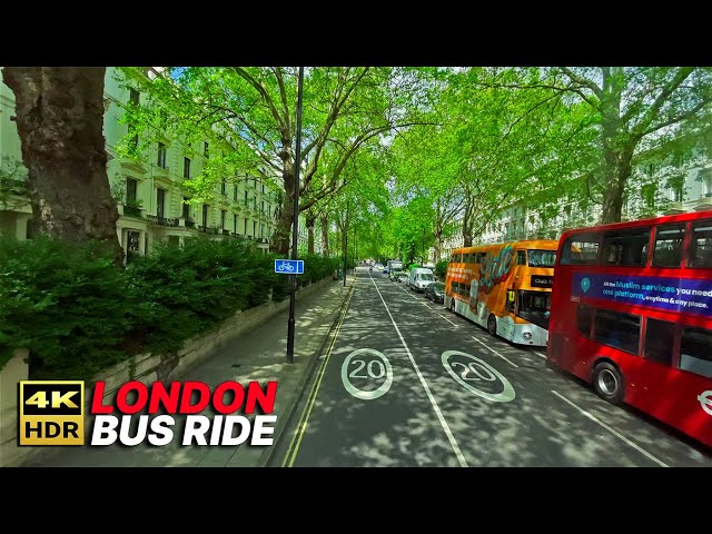 LONDON Bus Ride 🇬🇧 - Route 36 - Full bus journey from South London to North London 🧭