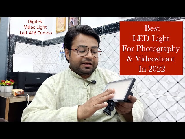 Cheap & Best LED Light For Photography & Videoshoot In 2022 | Best Digitek LED Video Light