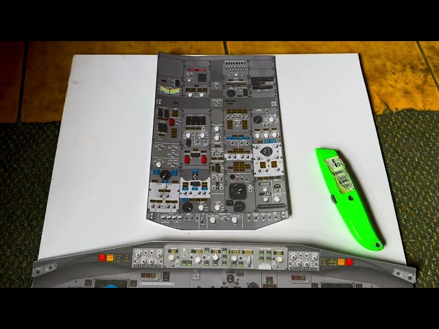 New Scale Scratch Build Project. MAYBE? Boeing 737 Instrument Panel and Flight Controls.