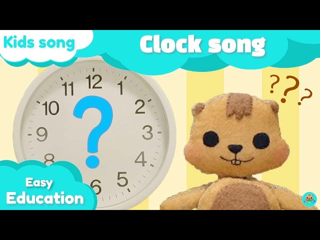 Clock song - Educational song for kids ㅣ Suni.B kids songs