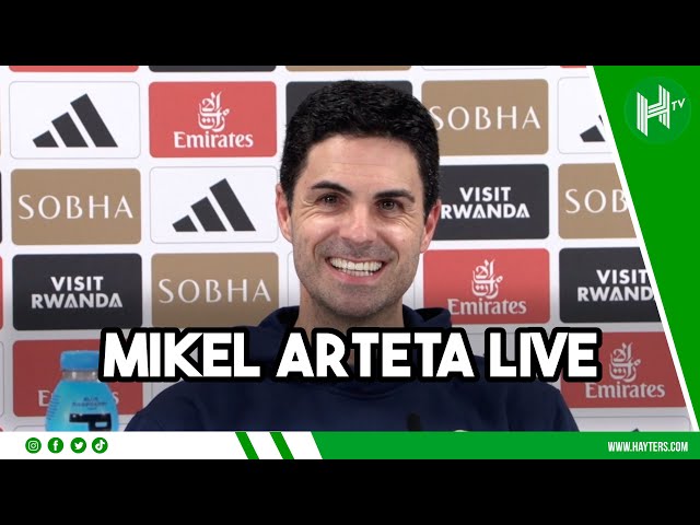 LIVE | Mikel Arteta ahead of Arsenal's match against Leicester City