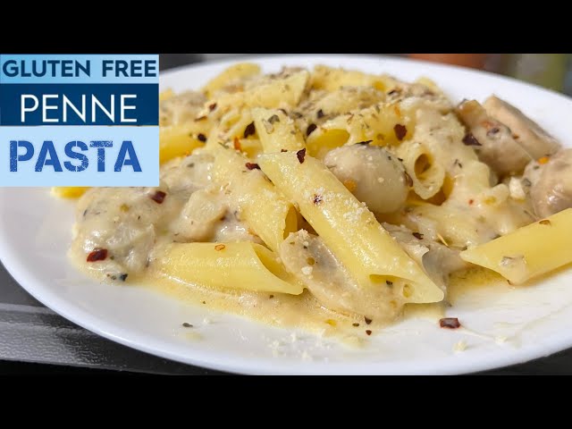 Barilla gluten free pasta recipes | Mushroom white sauce pasta | How to make gluten free pasta |