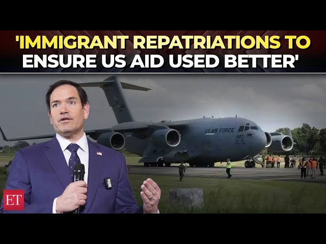 Marco Rubio in Guatemala: Immigrant repatriation with interests to ensure US aid is used better