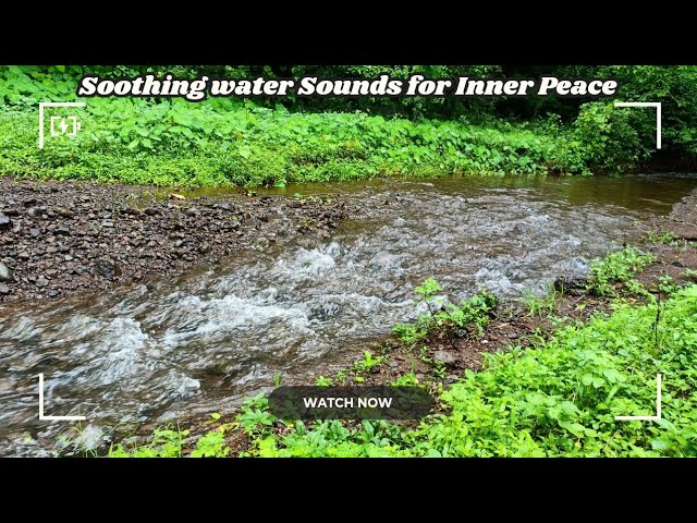 Soothing water Sounds for Inner Peace and meditation