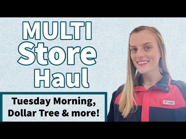 MULTI STORE HAUL | TUESDAY MORNING, DOLLAR TREE, GOODWILL | CHRISTMAS GIFTS