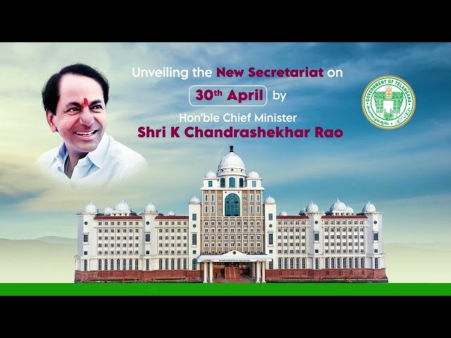 The iconic Dr. B.R. Ambedkar Telangana State Secretariat is all set for inauguration