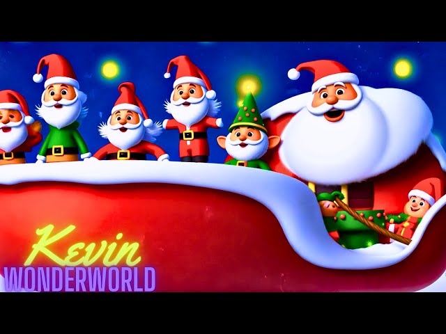 Five Little Elves | Jingle Bells Christmas Song For Kids | Nursery Rhymes