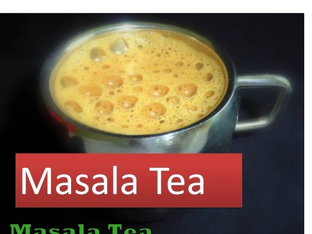 Masala chai or Indian Masala Tea recpie with perfect froth on top