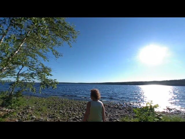 VR180 test in Nova Scotia, something odd happened to the video