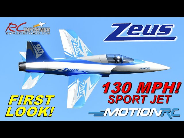 ***NEW*** FREEWING ZEUS 90MM 130MPH Sport Jet - FIRST LOOK