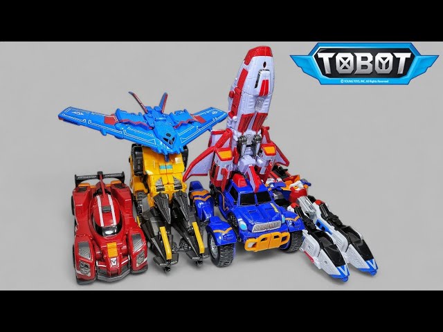 Tobot Galaxy Master V, Tobot Shuttle, Train, Drill, Quantum, Speed, Monster Toys Merge!