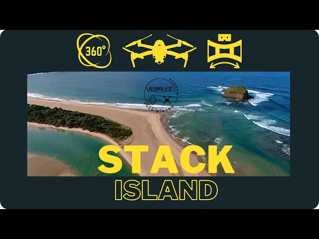 🎥 Drone-Borne 360 Journey: James Oates Reserve to Stack Island and Back