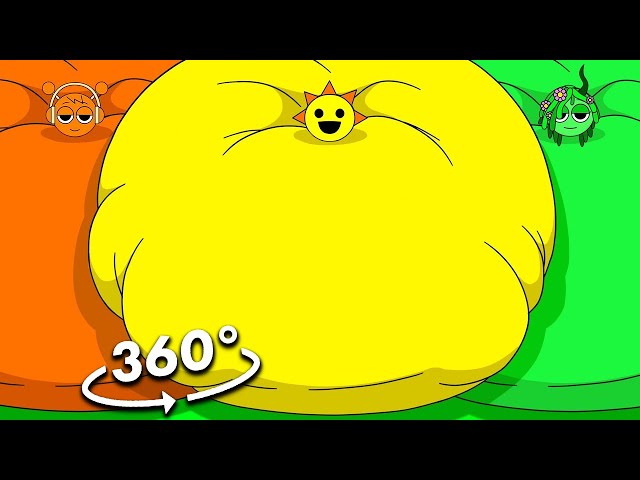 360º VR SUPER MEGA BIG Pumped Up Sprunki All Part