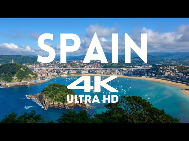 SPAIN 4K ULTRA HD 60FPS BY DRONE RELAXTION FILM WITH PINO MUSIC